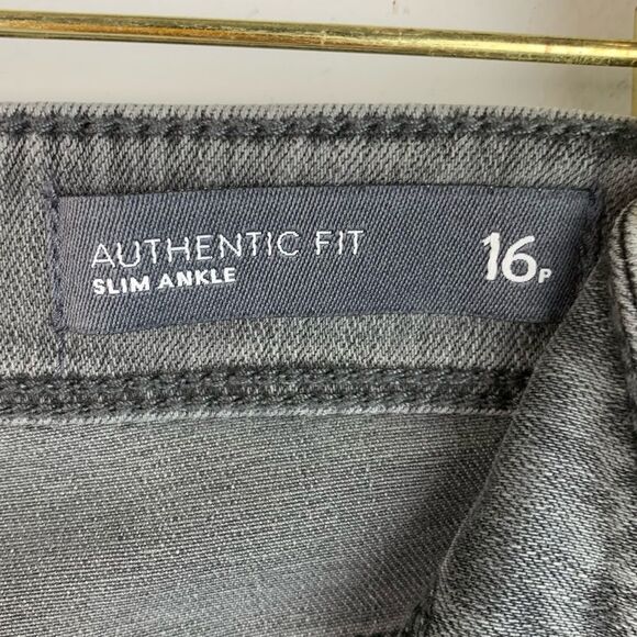 NWT J. Jill denim women’s Authentic fit slim ankle jeans onyx wash sz 16 petite - Picture 8 of 10
